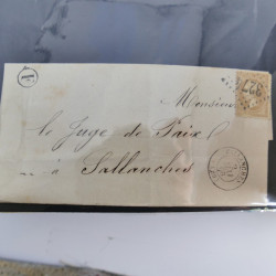 Lot de 100 lettres, plis de France 1813-1938 en un album. Lot de 100 lettres, plis de France 1813-1938 en un album.
