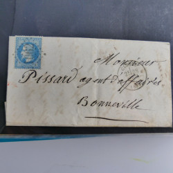 Lot de 100 lettres, plis de France 1813-1938 en un album. Lot de 100 lettres, plis de France 1813-1938 en un album.
