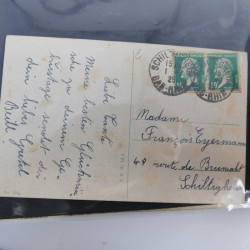 Lot de 100 lettres, plis de France 1813-1938 en un album. Lot de 100 lettres, plis de France 1813-1938 en un album.