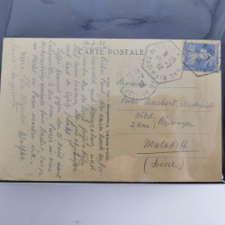 Lot de 100 lettres, plis de France 1813-1938 en un album. Lot de 100 lettres, plis de France 1813-1938 en un album.