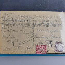 Lot de 100 lettres, plis de France 1813-1938 en un album. Lot de 100 lettres, plis de France 1813-1938 en un album.