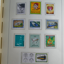 Collection timbres d'Autriche 2000-2018 neuf** en album lux. Collection timbres d'Autriche 2000-2018 neuf** en album lux.