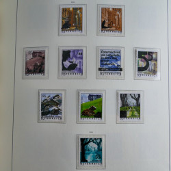 Collection timbres d'Autriche 2000-2018 neuf** en album lux. Collection timbres d'Autriche 2000-2018 neuf** en album lux.