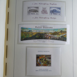 Collection timbres d'Autriche 2000-2018 neuf** en album lux. Collection timbres d'Autriche 2000-2018 neuf** en album lux.