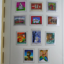 Collection timbres d'Autriche 2000-2018 neuf** en album lux. Collection timbres d'Autriche 2000-2018 neuf** en album lux.