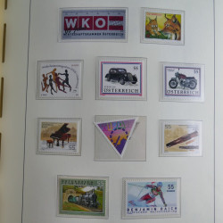 Collection timbres d'Autriche 2000-2018 neuf** en album lux. Collection timbres d'Autriche 2000-2018 neuf** en album lux.
