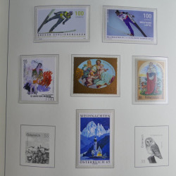 Collection timbres d'Autriche 2000-2018 neuf** en album lux. Collection timbres d'Autriche 2000-2018 neuf** en album lux.