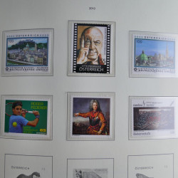 Collection timbres d'Autriche 2000-2018 neuf** en album lux. Collection timbres d'Autriche 2000-2018 neuf** en album lux.