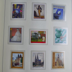 Collection timbres d'Autriche 2000-2018 neuf** en album lux. Collection timbres d'Autriche 2000-2018 neuf** en album lux.