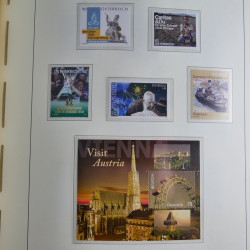 Collection timbres d'Autriche 2000-2018 neuf** en album lux. Collection timbres d'Autriche 2000-2018 neuf** en album lux.