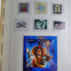 Collection timbres d'Autriche 2000-2018 neuf** en album lux. Collection timbres d'Autriche 2000-2018 neuf** en album lux.