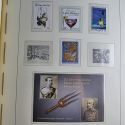 Collection timbres d'Autriche 2000-2018 neuf** en album lux. Collection timbres d'Autriche 2000-2018 neuf** en album lux.