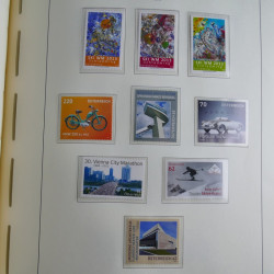 Collection timbres d'Autriche 2000-2018 neuf** en album lux. Collection timbres d'Autriche 2000-2018 neuf** en album lux.