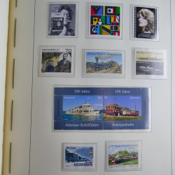 Collection timbres d'Autriche 2000-2018 neuf** en album lux. Collection timbres d'Autriche 2000-2018 neuf** en album lux.