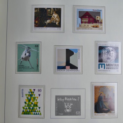 Collection timbres d'Autriche 2000-2018 neuf** en album lux. Collection timbres d'Autriche 2000-2018 neuf** en album lux.