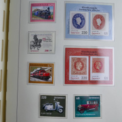 Collection timbres d'Autriche 2000-2018 neuf** en album lux. Collection timbres d'Autriche 2000-2018 neuf** en album lux.