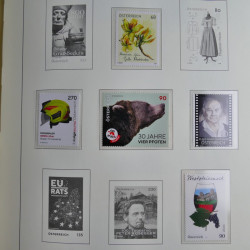 Collection timbres d'Autriche 2000-2018 neuf** en album lux. Collection timbres d'Autriche 2000-2018 neuf** en album lux.
