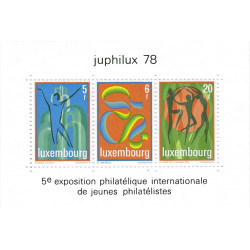 Bloc feuillet de timbres de Luxembourg N°12 Juphilux78 neuf**. Bloc feuillet de timbres de Luxembourg N°12 Juphilux78 neuf**.