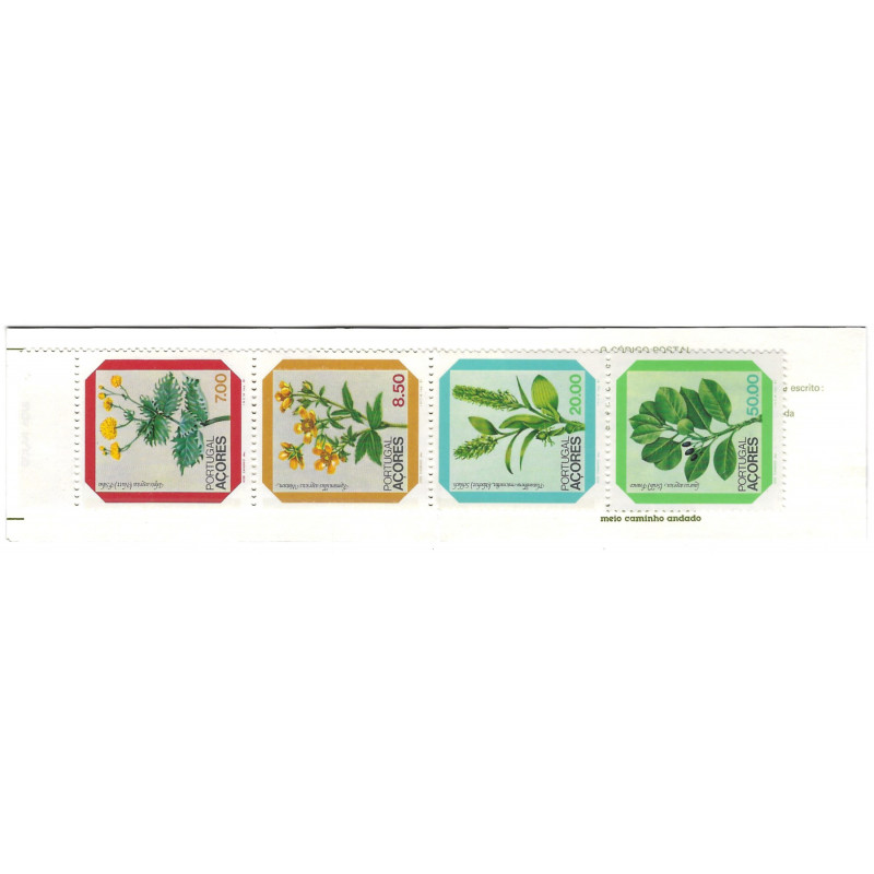 Carnet de 4 timbres de Portugal Acores N°C334 neuf**. Carnet de 4 timbres de Portugal Acores N°C334 neuf**.