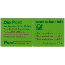 Carnet de 8 timbres d'Allemagne Berlin N°C759b neuf**. Carnet de 8 timbres d'Allemagne Berlin N°C759b neuf**.
