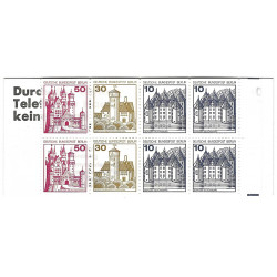 Carnet de 8 timbres d'Allemagne Berlin N°C496b neuf**. Carnet de 8 timbres d'Allemagne Berlin N°C496b neuf**.