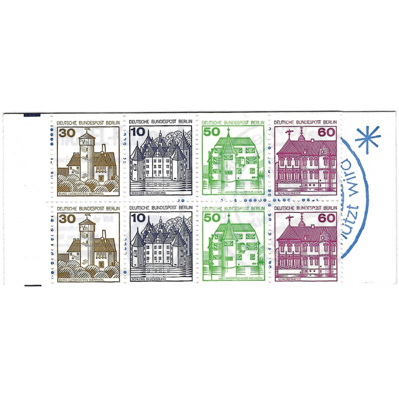 Carnet de 8 timbres d'Allemagne Berlin N°C575b neuf**. Carnet de 8 timbres d'Allemagne Berlin N°C575b neuf**.