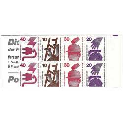 Carnet de 8 timbres d'Allemagne Berlin N°C395c neuf**. Carnet de 8 timbres d'Allemagne Berlin N°C395c neuf**.