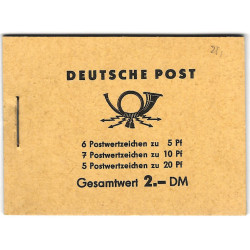 Carnet de 18 timbres d'Allemagne Orientale N°C317 neuf**. Carnet de 18 timbres d'Allemagne Orientale N°C317 neuf**.