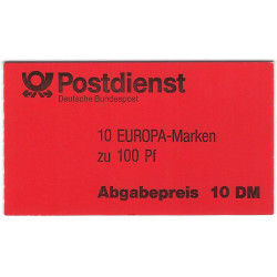 Carnet de 10 timbres d'Allemagne Europa N°C1562 neuf**. Carnet de 10 timbres d'Allemagne Europa N°C1562 neuf**.