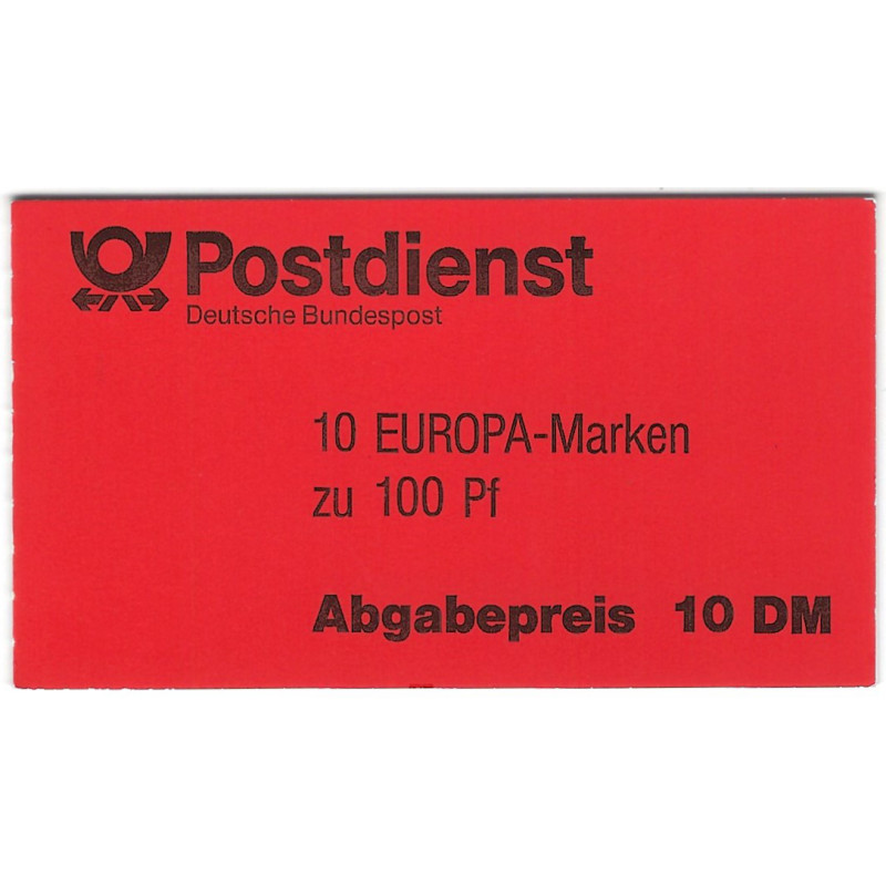 Carnet de 10 timbres d'Allemagne Europa N°C1562 neuf**. Carnet de 10 timbres d'Allemagne Europa N°C1562 neuf**.