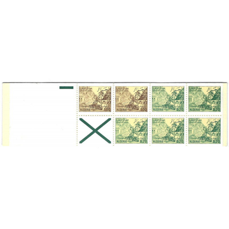Gorges d'El Kantara carnet de timbres d'Algérie N°C659a neuf**. Gorges d'El Kantara carnet de timbres d'Algérie N°C659a neuf**.