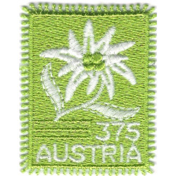 Fleur en broderie timbre autoadhésif d'Autriche N°2372 neuf. Fleur en broderie timbre autoadhésif d'Autriche N°2372 neuf.