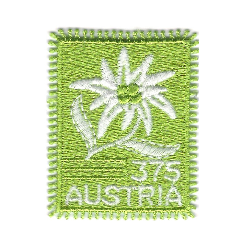 Fleur en broderie timbre autoadhésif d'Autriche N°2372 neuf. Fleur en broderie timbre autoadhésif d'Autriche N°2372 neuf.