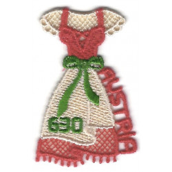 Le Drindl en broderie timbre autoadhésif d'Autriche N°3113 neuf. Le Drindl en broderie timbre autoadhésif d'Autriche N°3113 neuf.