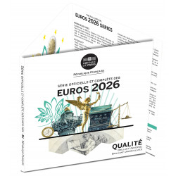 Coffret série monnaies euro France 2026 BU - Monnaie de Paris.