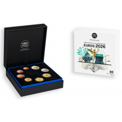 Coffret série monnaies euro France 2026 BE - Monnaie de Paris. Coffret série monnaies euro France 2026 BE - Monnaie de Paris.