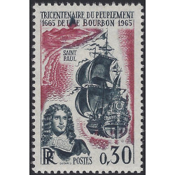 Ile de Bourbon timbre de France N°1461 variété d'impression neuf**. Ile de Bourbon timbre de France N°1461 variété d'impression neuf**.