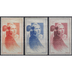 CITEX vignette officielle Marianne de Gandon N°19 en 3 couleurs. CITEX vignette officielle Marianne de Gandon N°19 en 3 couleurs.