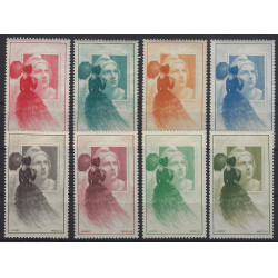 CITEX vignette officielle Marianne de Gandon N°19 en 8 couleurs. CITEX vignette officielle Marianne de Gandon N°19 en 8 couleurs.