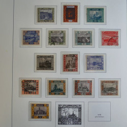 Collection de timbres de Sarre 1920-1959 sur feuilles d'album. Collection de timbres de Sarre 1920-1959 sur feuilles d'album.