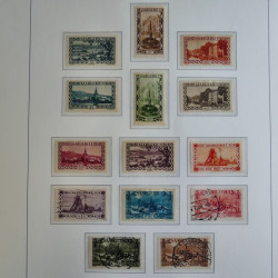 Collection de timbres de Sarre 1920-1959 sur feuilles d'album. Collection de timbres de Sarre 1920-1959 sur feuilles d'album.