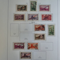 Collection de timbres de Sarre 1920-1959 sur feuilles d'album. Collection de timbres de Sarre 1920-1959 sur feuilles d'album.