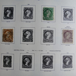 Collection timbres de Canada 1879-1992 neufs et oblitérés en album lux. Collection timbres de Canada 1879-1992 neufs et oblitérés en album lux.
