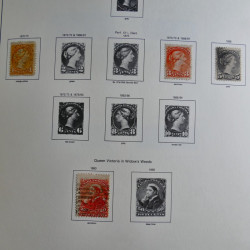 Collection timbres de Canada 1879-1992 neufs et oblitérés en album lux. Collection timbres de Canada 1879-1992 neufs et oblitérés en album lux.