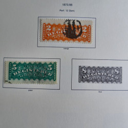 Collection timbres de Canada 1879-1992 neufs et oblitérés en album lux. Collection timbres de Canada 1879-1992 neufs et oblitérés en album lux.