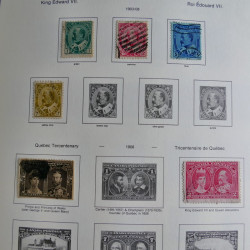 Collection timbres de Canada 1879-1992 neufs et oblitérés en album lux. Collection timbres de Canada 1879-1992 neufs et oblitérés en album lux.