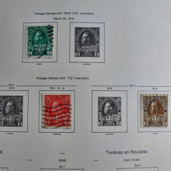 Collection timbres de Canada 1879-1992 neufs et oblitérés en album lux. Collection timbres de Canada 1879-1992 neufs et oblitérés en album lux.