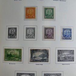 Collection timbres de Canada 1879-1992 neufs et oblitérés en album lux. Collection timbres de Canada 1879-1992 neufs et oblitérés en album lux.