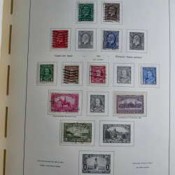 Collection timbres de Canada 1879-1992 neufs et oblitérés en album lux. Collection timbres de Canada 1879-1992 neufs et oblitérés en album lux.