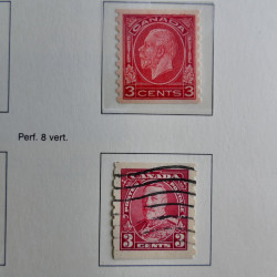 Collection timbres de Canada 1879-1992 neufs et oblitérés en album lux. Collection timbres de Canada 1879-1992 neufs et oblitérés en album lux.